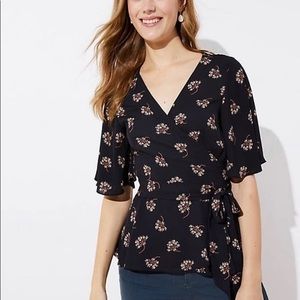 Loft Flutter Wrap Top